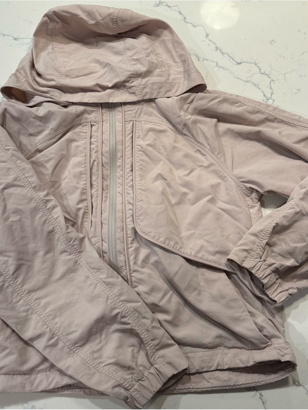 lululemon athletica Dusty Pink Hooded Jacket (Fits like XS)